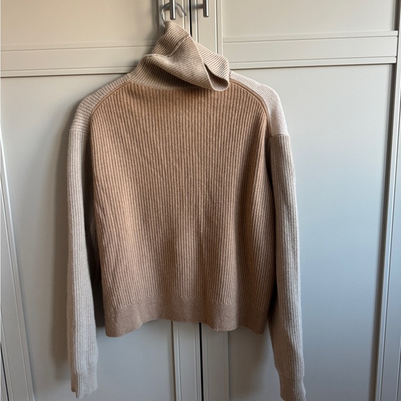 Theory Beige Turtleneck Sweater - Picture 3 of 7